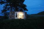 The Village of Genessee community entrance&nbsp;lighting