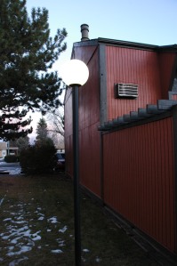 New Low Voltage LED Post Lights at Woodbox Condos